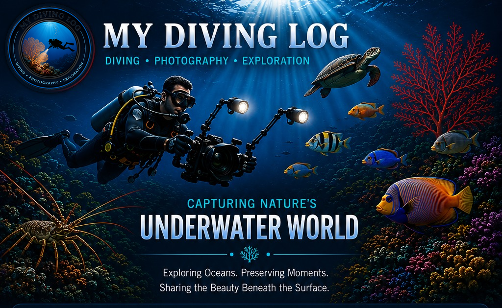 My Diving Log Version 1.1 hero section