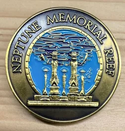 Neptune Memorial Reef medallion